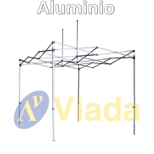  Estructura de aluminio para carpa plegable